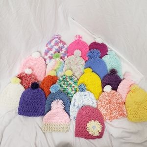 Baby girl crochet hat